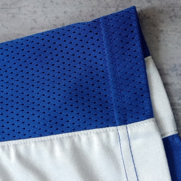 Vintage Y2K 2000s Nike Essential Shorts BLUE/WHITE - Picture 3 of 4